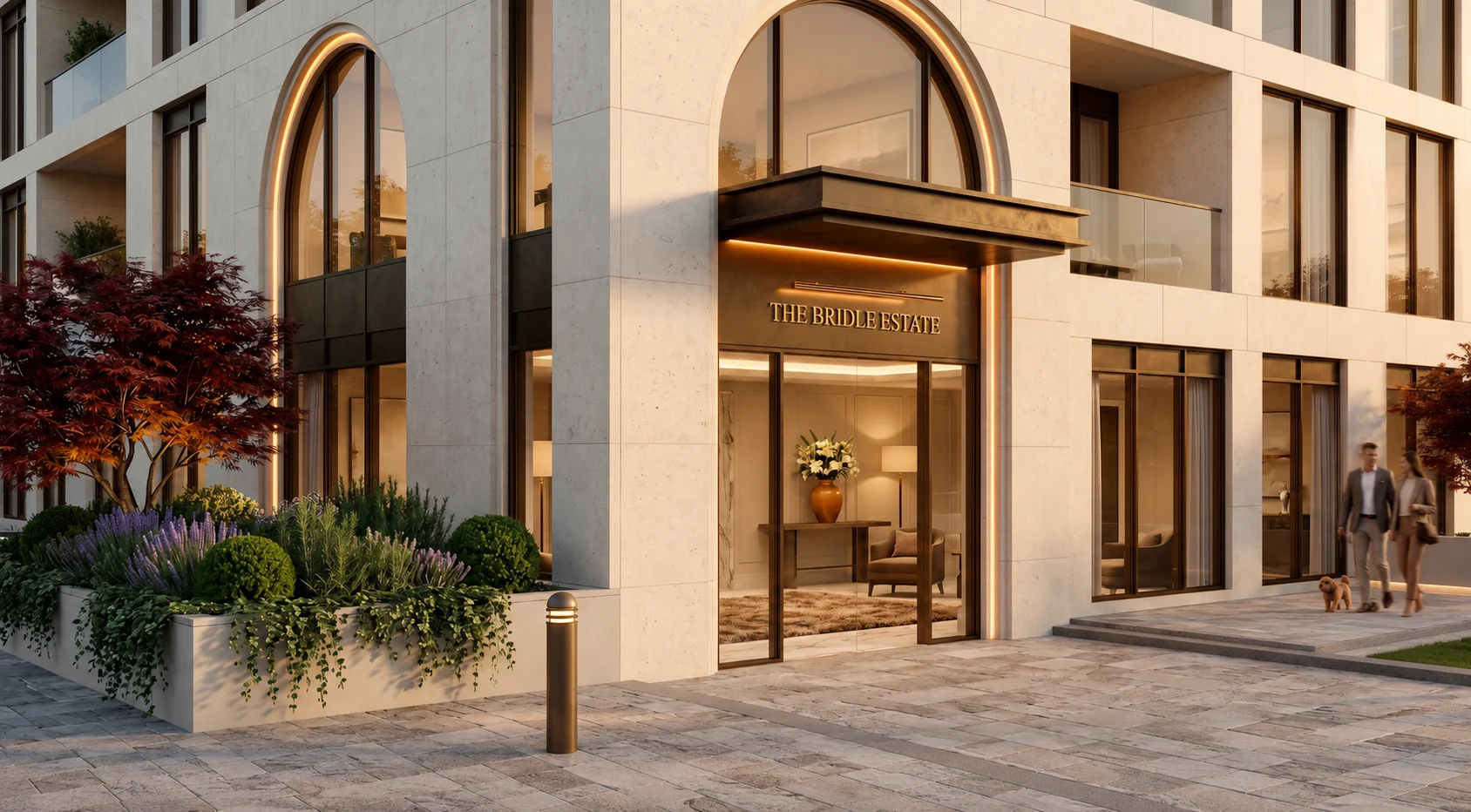 The Bridle Estate main building entrance at 1 Country Lane, Toronto