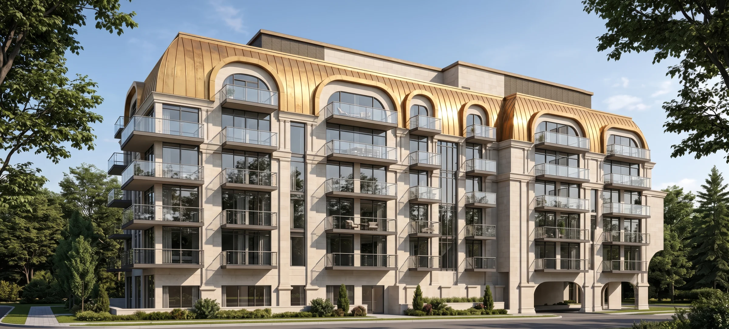 The Bridle Estate boutique condominium building exterior view in Toronto's Bridle Path neighbourhood